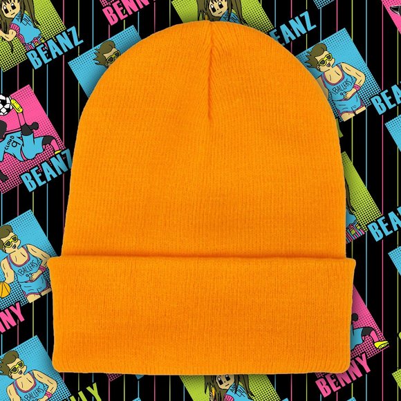 NWOT Orange Essential Classic Beanie - Picture 1 of 1